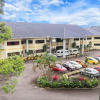 Spacious campus area in a serene environment